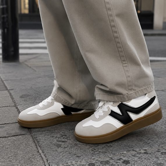 Remi White Side Design Trainers