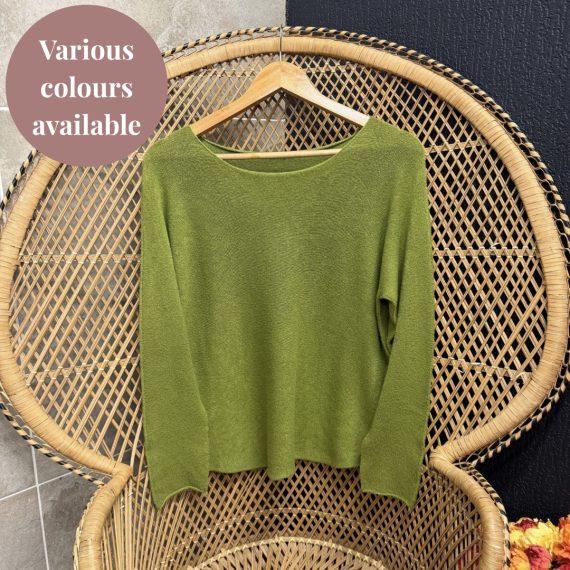 Made in Italy Crew Neck Soft Knit Jumper